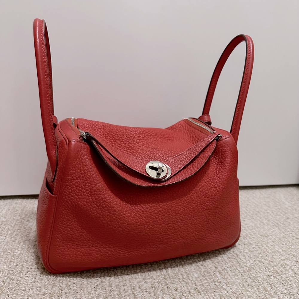 Hermes Lindy 26 Leather Bag